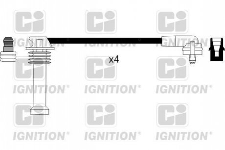 Ккомплект проводов зажигания QUINTON HAZELL XC402