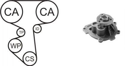 Комплект водяного насоса / зубчатого ремня AIRTEX WPK-170001