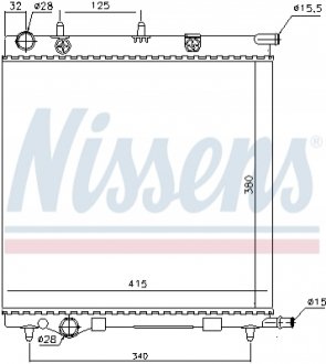 Теплообменник NISSENS 61284