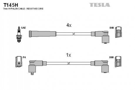 Комплект электропроводки TESLA T145H (фото 1)