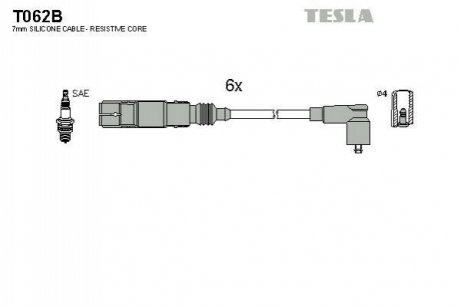Провода зажигания, комплект TESLA T062B