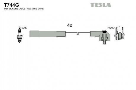 Комплект электропроводки TESLA T744G (фото 1)