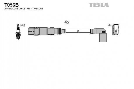 Комплект электропроводки TESLA T056B (фото 1)
