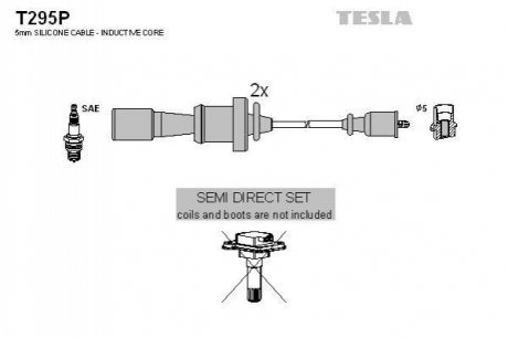 Комплект электропроводки TESLA T295P (фото 1)
