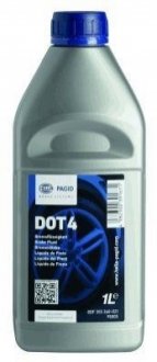 Тормозная жидкость DOT4 1L HELLA 8DF355360021 (фото 1)