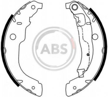 Комплект тормозных колодок A.B.S. 9226 (фото 1)
