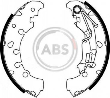 Комплект тормозных колодок A.B.S. 9214