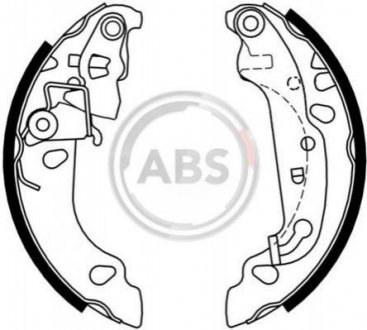 Комплект тормозных колодок A.B.S. 9166