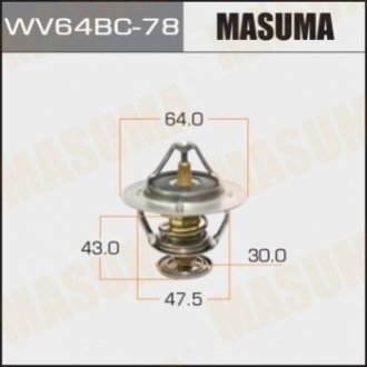 ТЕРМОСТАТ MASUMA WV64BC-78 (фото 1)