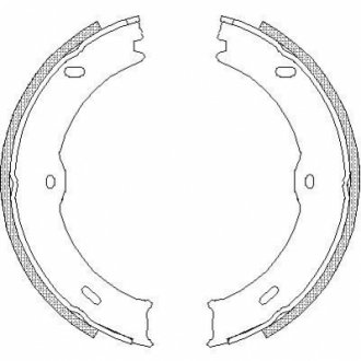 Гальмівні колодки барабанні ROADHOUSE 4746.00