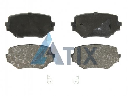 Комплект тормозных колодок дисковый тормоз Delphi LP1015 (фото 1)