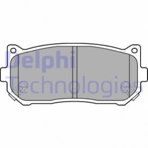 Комплект тормозных колодок Delphi LP1528