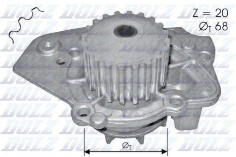 Насос водяной DOLZ N206 (фото 1)