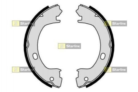 Гальмівні колодки барабанні STARLINE BC 01015