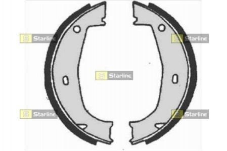 Тормозные колодки барабанные, к-кт. STARLINE BC 04685