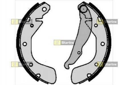 Гальмівні колодки барабанні STARLINE BC 06790 (фото 1)