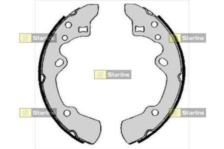 Тормозные колодки барабанные, к-кт. STARLINE BC 05620