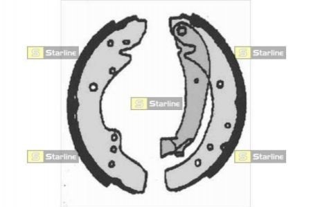 Гальмівні колодки барабанні STARLINE BC 07110
