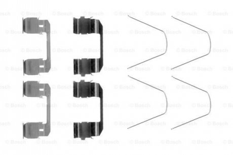 Монтажний к-кт гальмівних колодок BOSCH 1987474466