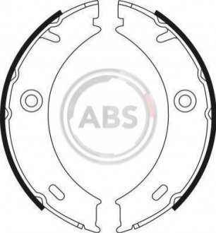 Тормозные колодки ручника A.B.S. 9022 (фото 1)