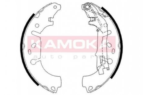 Комплект тормозных колодок KAMOKA JQ202058_