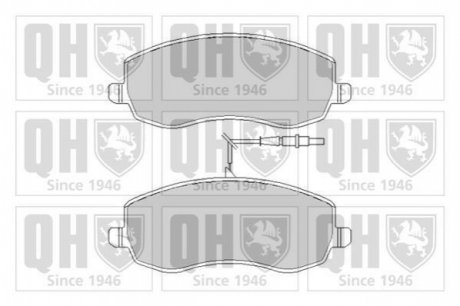 Brake Pad Set, disc brake QUINTON HAZELL BP1660