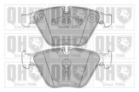 Brake Pad Set, disc brake QUINTON HAZELL BP1689