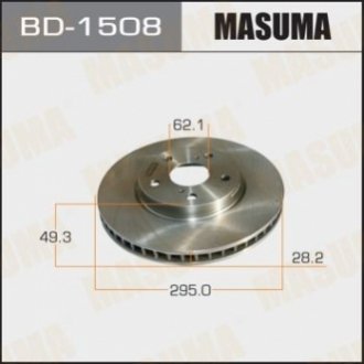 Диски тормозные, комплект MASUMA BD1508 (фото 1)