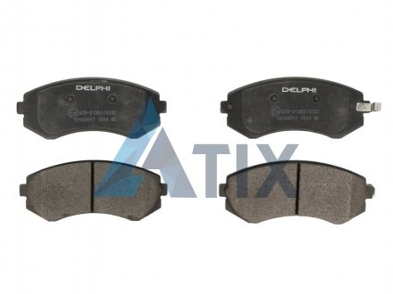 Комплект тормозных колодок дисковый тормоз Delphi LP1544