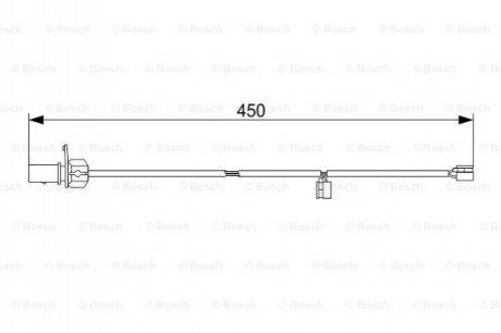 Датчик зношування колодок BOSCH 1987473583 (фото 1)