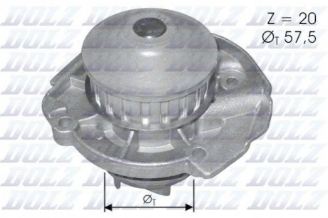 Водяной насос DOLZ S161