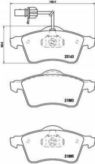 Тормозные колодки BREMBO P 85 049