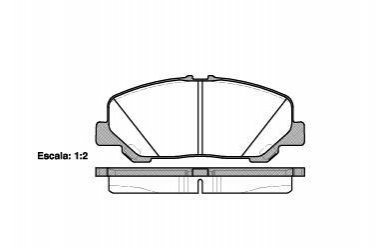 Гальмівні колодки дискові ROADHOUSE 21287.00