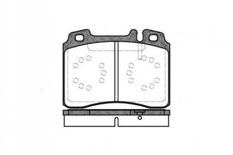 Гальмівні колодки дискові ROADHOUSE 2379.00