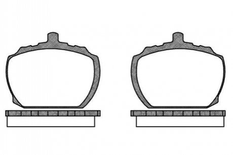 Комплект тормозных колодок ROADHOUSE 2058.10