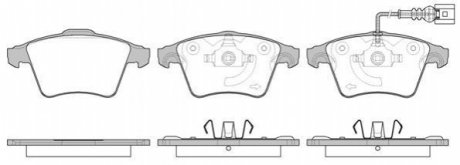 Томозные колодки VW T5 перед ROADHOUSE 21045.11