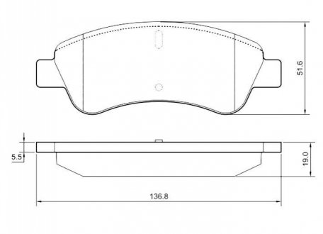 Гальмівні колодки дискові STARLINE BD S842P