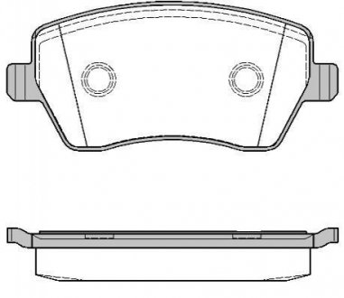 Колодки передние Renault/Dacia Clio, Kangoo, Duster, Logan, Sandero, Modus, Dokker, Lodgy. Nissan Mi ROADHOUSE 2987.00 (фото 1)