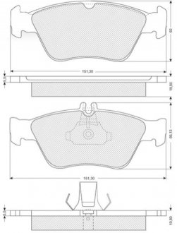 Колодки тормозные дисковые, к-кт. STARLINE BD S227