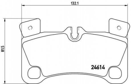 Колодки торм.зад. BREMBO P85 103 (фото 1)