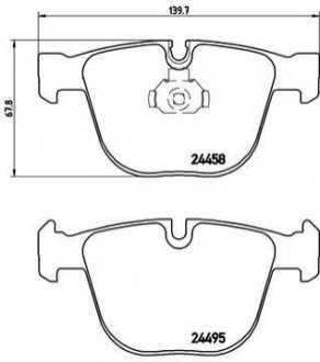 Колодки торм.зад. BREMBO P06 050