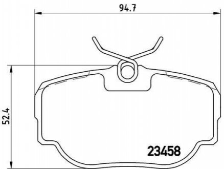 Колодки торм.зад. BREMBO P44 009 (фото 1)