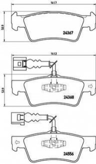 Гальмівні колодки дискові BREMBO P85 068