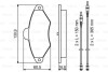 Гальмівні колодки дискові BOSCH 0986461757 (фото 8)