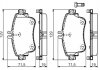 Колодки тормозные дисковые BOSCH 0986494663 (фото 2)