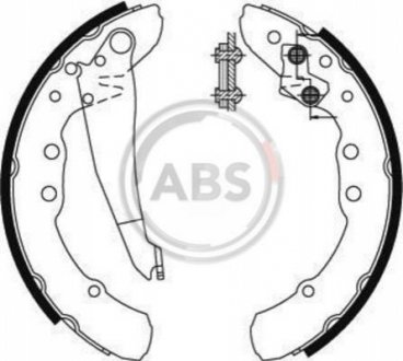 КОЛОДКИ ТОРМОЗНЫЕ АВS A.B.S. 8921 (фото 1)