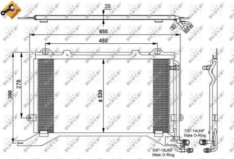 Конденсатор кондиционер NRF 35240