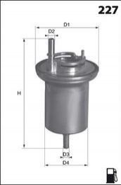 ФИЛЬТР ТОПЛИВНЫЙ ДВС MECAFILTER ELE6063