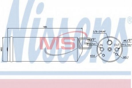 Фильтр-осушитель NISSENS 95134