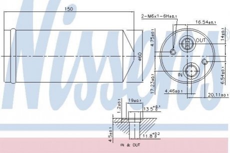 Осушитель CT/GMC LEGANZA(97-)2.0 i 16V(+)[OE 96207355] NISSENS 95142